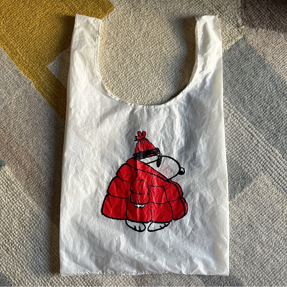 BAGGU x Peanuts Puffer Snoopy Nordstrom Holiday 2019 Exclusive Standard Tote